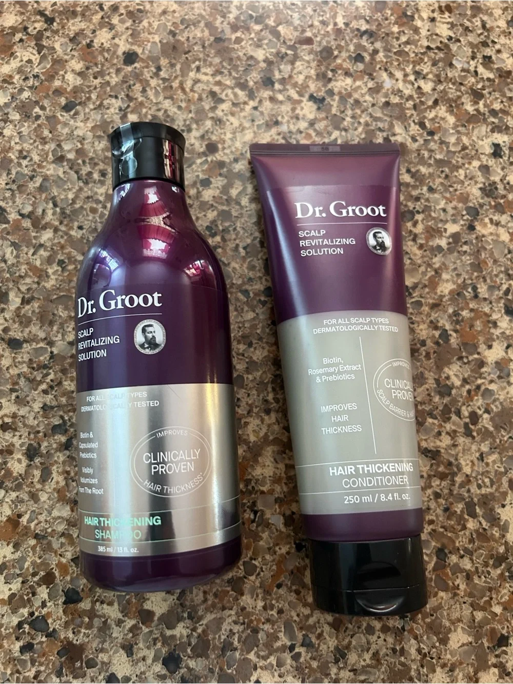 Hair Thickening Shampoo & Conditioner Set — Plum